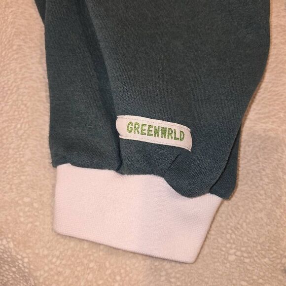 Greenwrld patchwork hoodie "Wildflower Dusk". Est size large. - Picture 5 of 12